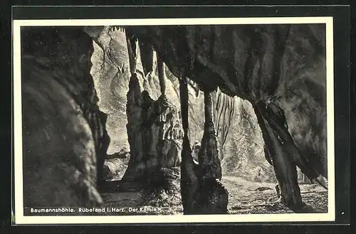 AK Rübeland / Harz, Baumannshöhle m. Kamin