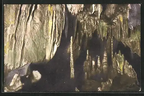 AK Rübeland / Harz, Baumannshöhle, Palme mit Glockenspiel
