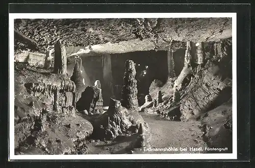 AK Hasel, Erdmannshöhle mit Fürstengruft