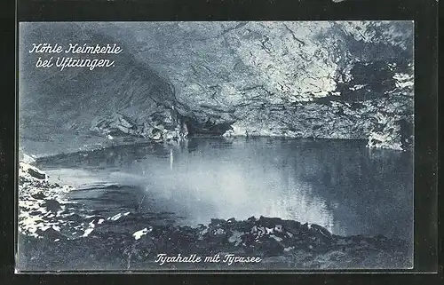 AK Uftrungen, Höhle Heimkehle m. Tyrahalle mit Tyrasee