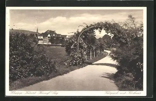 AK Hennef-Sieg, Kneipp-Kurpark mit Kurhaus