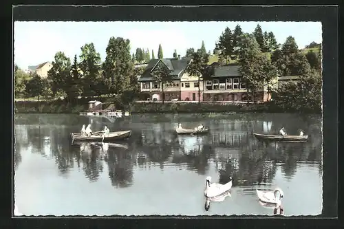 AK Much / Rhld., Gasthaus Herrenteich