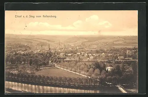 AK Eitorf a. d. Sieg, Panorama vom Keltersberg