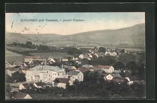 AK Rovensko pod Troskami, Panorama