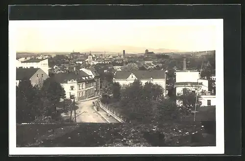 AK Turnau / Turnov, Teilansicht mit Strassenblick