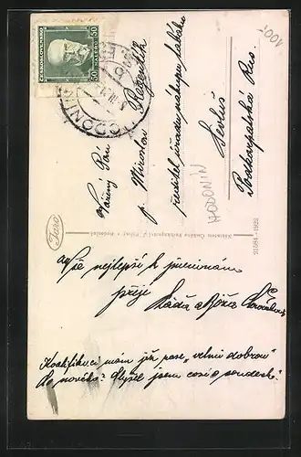 AK Göding / Hodonin, Radnice