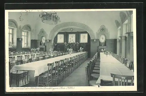 AK Denklingen / Köln, Speisesaal der Heilstätte