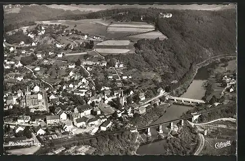 AK Rosbach / Sieg, Totalansicht, Luftbild