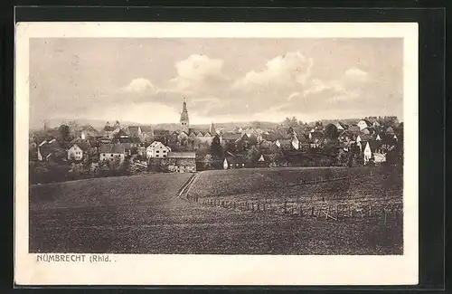 AK Nümbrecht / Rheinland, Panoramablick vom Feld