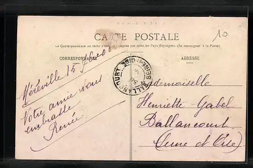 AK Méréville, Rue Laborde