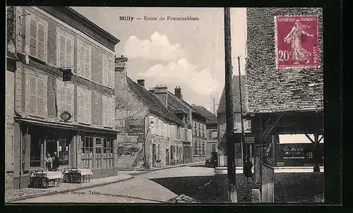 AK Milly, Route de Fontainebleau
