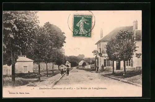 AK Saulx-les-Chartreux, La Route de Longjumeau