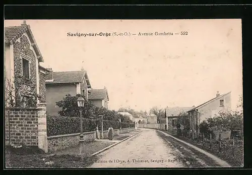 AK Savigny-sur-Orge, Avenue Gambetta