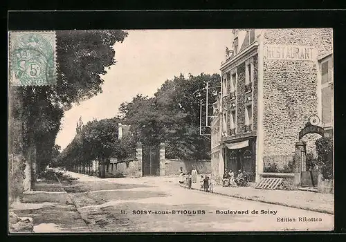 AK Soisy-sous-Etiolles, Boulevard de Soisy