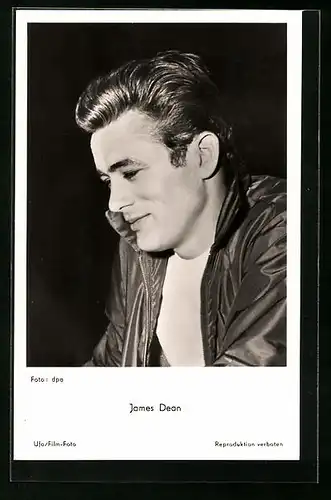 AK Schauspieler James Dean mit Föhnfrisur