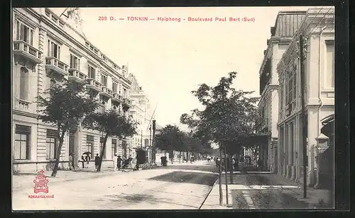AK Tonkin, Haiphong, Boulevard Paul Bert