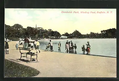 AK Buffalo, NY, Humboldt Park, Wading Pool