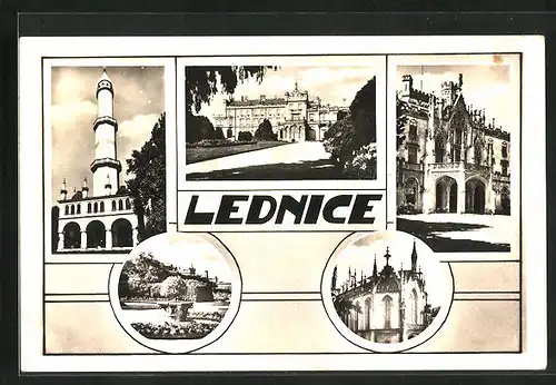 AK Lednice, Zámek, Kostel