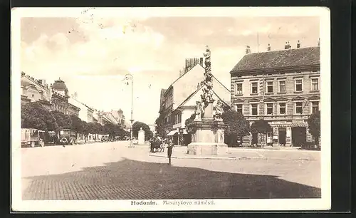 AK Göding / Hodonin, Masarykovo námestí