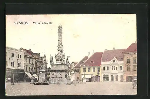 AK Wischau / Vyskov, Velke namesti