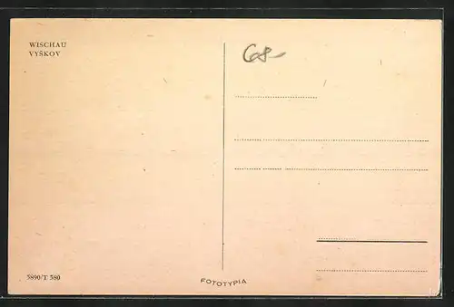 AK Wischau / Vyskov, Panorama