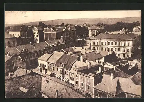 AK Wischau / Vyskov, Pohled z radnice