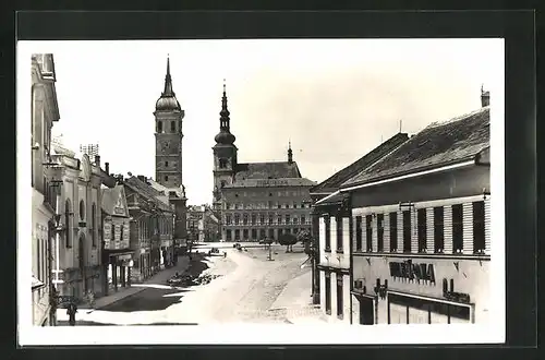 AK Wischau / Vyskov, Masarykplatz