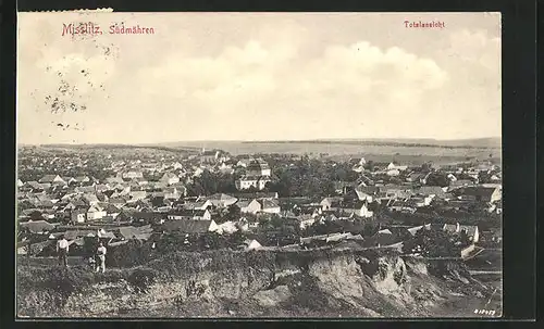 AK Misslitz /Südmähren, Totalansicht