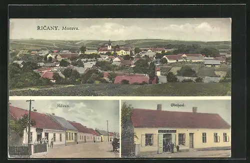 AK Ricany, Naves, Obchod, Panorama