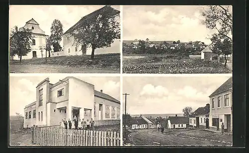 AK Vazany Kralovopolske, Turnhalle, Strassenpartie mit Gebäudeansicht, Ortspartie
