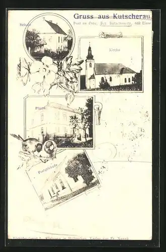 AK Kutscherau, Schule, Kirche, Pfarre
