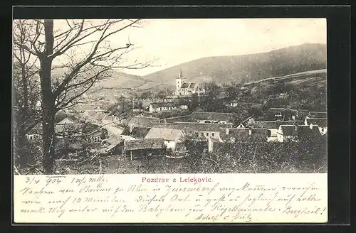 AK Lelekovice, Gesamtansicht des Ortes