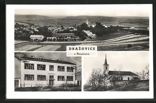 AK Drazovice, Obecna skola, Kostel