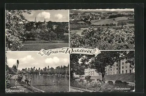 AK Waldbröl, Schwimmbad, Krankenhaus, Ortspartie