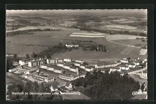 AK Waldbröl im Oberbergischen Land, Fliegeraufnahme der Feriensiedlung
