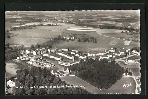 AK Waldbröl im Oberbergischen Land, Fliegeraufnahme der Feriensiedlung