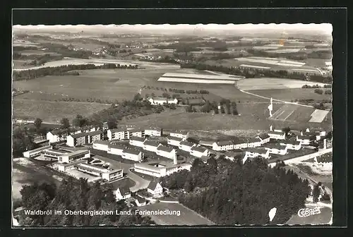 AK Waldbröl im Oberbergischen Land, Fliegeraufnahme der Feriensiedlung