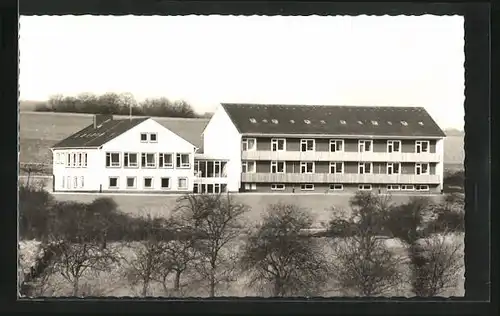 AK Höchstenbach /Westerwald, Schullandheim im Winter