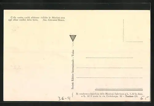 AK Elisabethville, Missioni Salesiane del Congo Belga, Laboratorio falegnami