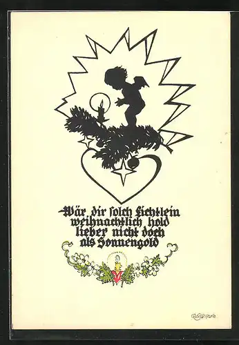 Künstler-AK Georg Plischke: Weihnachtsgrüsse mit Engel am Adventskranz