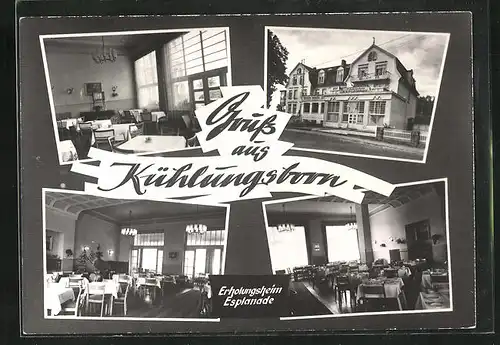 AK Kühlungsborn, Hotel Erholungsheim Esplanade