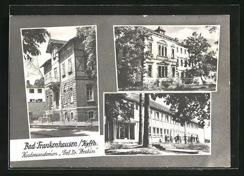 AK Bad Frankenhausen /Kyffh., Kinder-Sanatorium Prof. Dr. Ibrahim