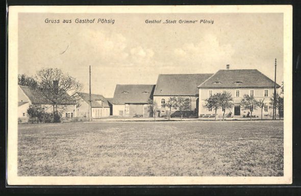 AK Pöhsig i. Grimma, Gatshaus der.. Ansichtskarten günstig