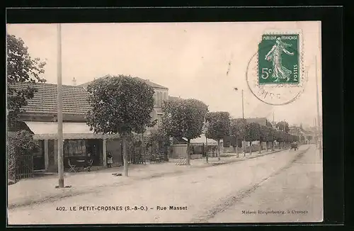 AK Le Petit-Crosnes, Rue Masset