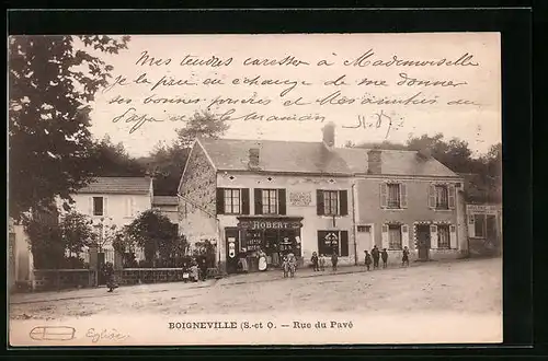 AK Boigneville, Rue du Pavé