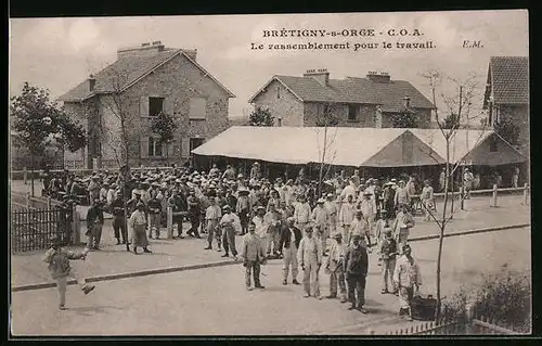 AK Brétigny-sur-Orge, Le rassemblement pour le travail