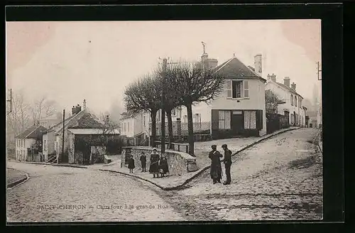 AK Saint-Chéron, Carrefour à la grande Rue