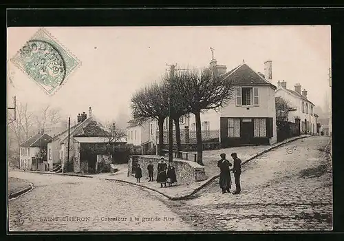 AK Saint-Chéron, Carrefour à la grande Rue
