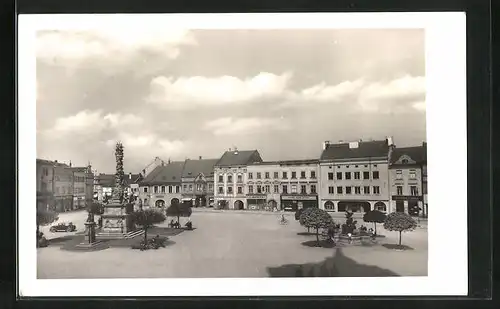 AK Wischau / Vyskov, Hauptplatz, Namesti