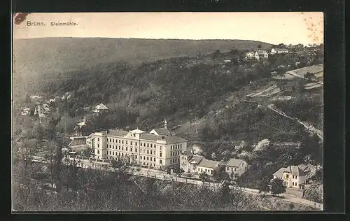 AK Brünn / Brno, Hotel Steinmühle